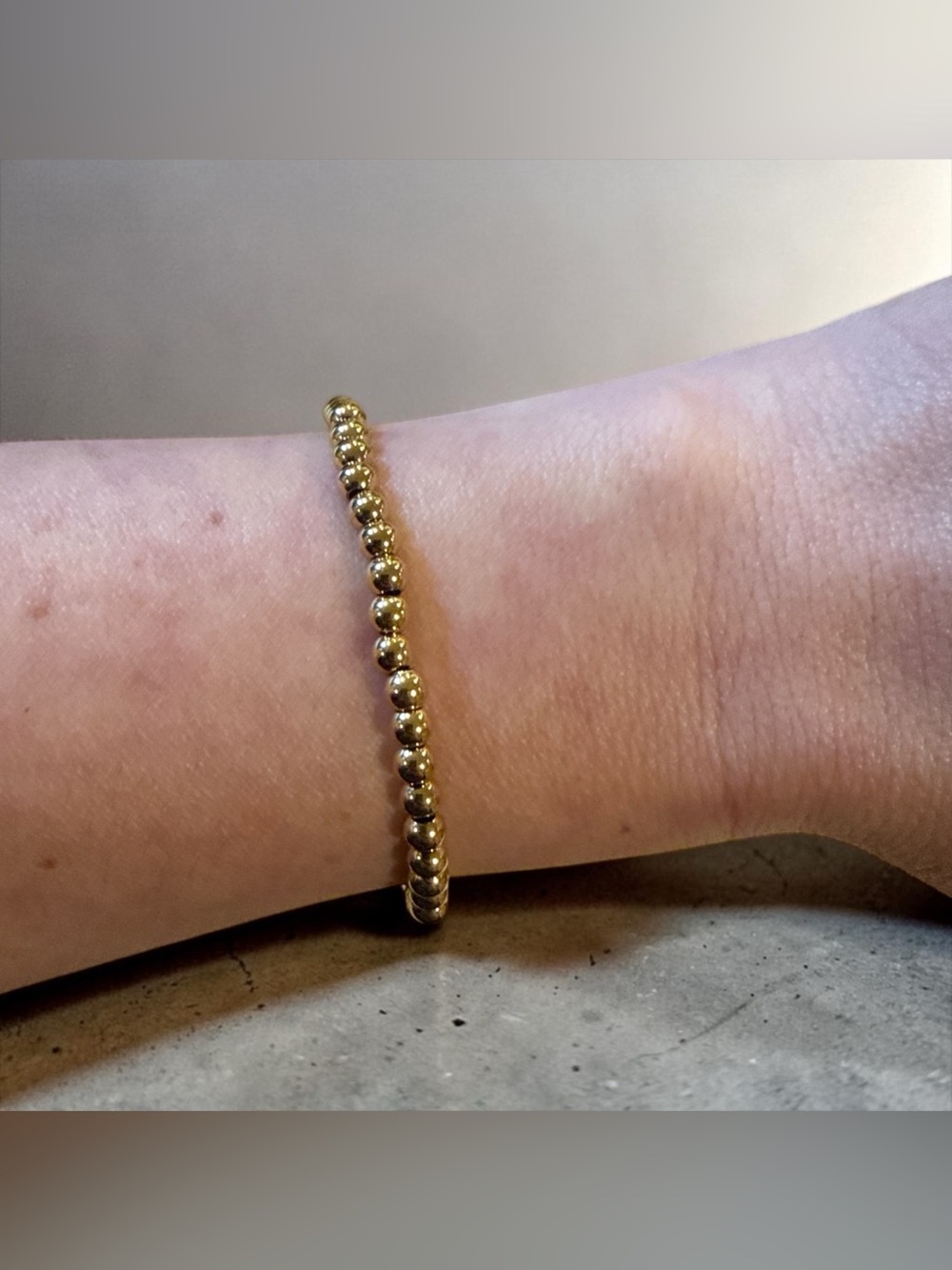 Plunder Gold Beaded Bracelet - Picture 2 of 3